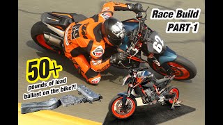 2022 KTM 890 Duke R Race Bike Build and Track Testing Part 1 [upl. by Knick601]