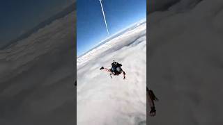 skydiving l girl is scary 😯 l skydivingtraveladventure exitskydive [upl. by Abbot]