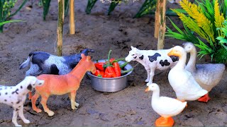 cartoon video matikata horses hamba animals video tractor cattle abcd  Nov 7 2024938 AM [upl. by Arihsan]