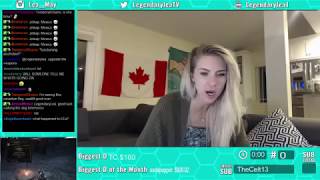 LegendaryLea vag slip live on twitchtv stream [upl. by Ahar]