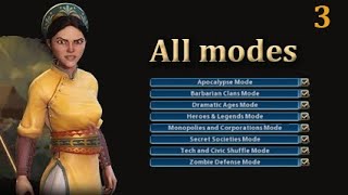 CIV 6 Deity  All special mods on part 3 [upl. by Wenonah]