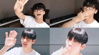 Soobins Bye guys hi ladies mwah VLIVE [upl. by Cibis298]