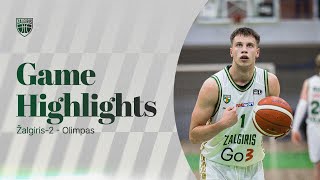 Žalgiris2  Olimpas  Game Highlights  NKL  20241121 [upl. by Mort578]