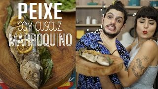 Peixe com Cuscuz Marroquino  PRATO DO DIA até 10 REAIS [upl. by Ednew]