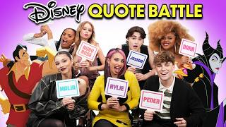 Cast Of Disneys Descendants Guess the Disney Villain Quote [upl. by Sherie787]