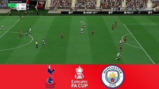 Tottenham vs Man City  FA Cup 202425  FC25 Gameplay [upl. by Sand]