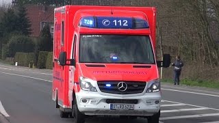 Pressluftgruß RTW1 Feuer amp Rettungswache Ibbenbüren [upl. by Thormora]