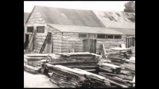 Moving timber around Siareys Sawmill Chinnor Oxon 1942 [upl. by Audra564]