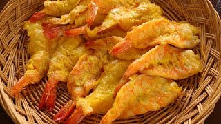 Shrimp Pancakes Saeujeon 새우전 [upl. by Bigelow775]