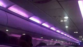 Virgin America Night Take Off HD [upl. by Elmaleh]