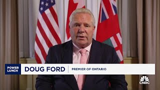 Ontario Premier Doug Ford on Trumps proposed tariffs on Canada [upl. by Ramoj]