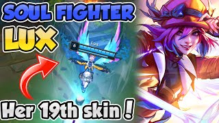 SOUL FIGHTER LUX CELEBRATES HER 19th SKIN  PBE Skin Review  Erick Dota [upl. by Princess]