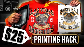 How To Print TShirts From Home With Less Than 25 Dollars [upl. by Bryna]