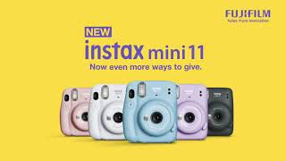 instax mini 11 quotNow even more ways to givequot instax India  Fujifilm [upl. by Harden]