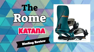 The 2023 Rome Katana Snowboard Binding Review [upl. by Rahsab]