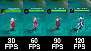 FPS CAN CHANGE THE GAME  MOBILE LEGENDS REFRESH RATE COMPARISON [upl. by Esac]