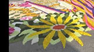 Italy Infiorata in Spello  Italy [upl. by Doretta570]