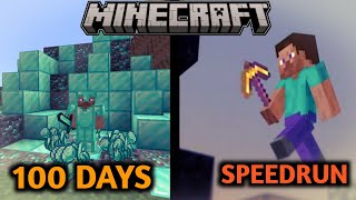 දින 100 ක්ද  නැත්තම් Speedrun එකක්ද  Minecraft 100 Days or Speedrun   sinhala [upl. by Rehprotsirhc676]