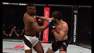 Francis Ngannou Top 5 Finishes [upl. by Drauode]