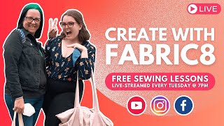 CREATE WITH FABRIC8 Infinity Hoodie Snood Free Online Sewing Classes [upl. by Ossy557]