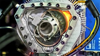 See Thru Liquid Piston Rotary Engine  In Slow Motion [upl. by Auoh268]