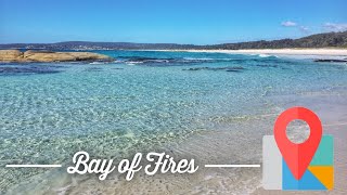 The Bay of Fires 🔥 Binalong Bay Tasmania  Free Camping [upl. by Qulllon]