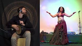 Haifa Wehbe  Fakerni Darbuka Cover and Dance  Mistaken Enemy [upl. by Asyral]