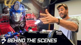 Chris Hemsworth amp Brian Tyree Henry  Voices Behind the Bots  TRANSFORMERS ONE [upl. by Callida]