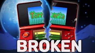 3DS Terraria is BROKEN in the best way possible [upl. by Metzgar]