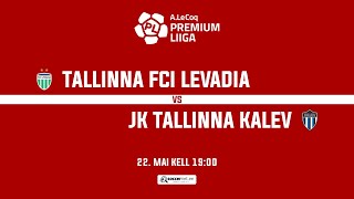 TALLINNA FCI LEVADIA  JK TALLINNA KALEV A LE COQ PREMIUM LIIGA 12 voor [upl. by Yecak]