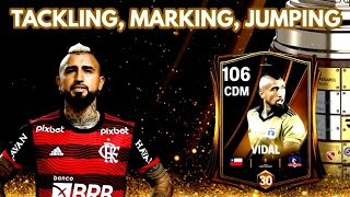 101 CDM VIDAL REVIEW BEST CDM IN FC MOBILE 25 CONMEBOL LIBERTADORES RWLWSTCAMCMCBRBLBRM [upl. by Awuhsoj]