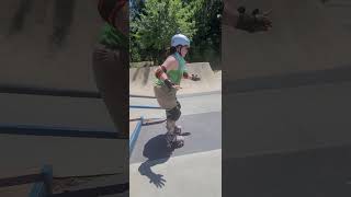 Sookies first attempts at180s off stairs elleseven movementcoach newnan shorts quadskate 2024 [upl. by Garrik]