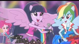 Mlp rainbow rocks welcome to the show chipmunk version [upl. by Llerrat]