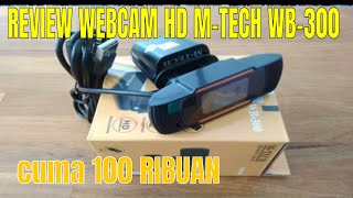 REVIEW WEBCAM HD MTECH WB300 [upl. by Dihsar]