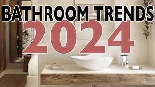 BATHROOM TRENDS 2024  Interior Design [upl. by Josias]