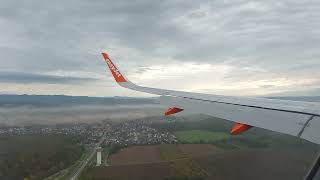 Landing at Basel Mulhouse Freiburg airportBSL [upl. by Waldner]