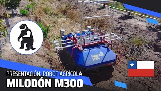 Robot Agrícola Terrestre Fumigador  Milodón M300 🌱🇨🇱 [upl. by Eltsyrhc]