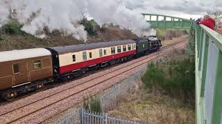 Royal Scot on the Lakelander 110223 [upl. by Lemhar]