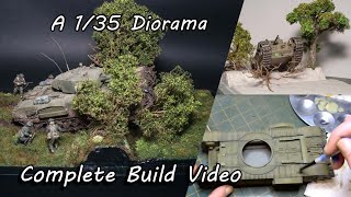 A 135 Diorama  Full build with realistic scenery  Hedgerow Hell [upl. by Westfall507]