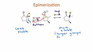 Module 4  Video 5c  enols and enolates EPIMERIZATION [upl. by Bonne]