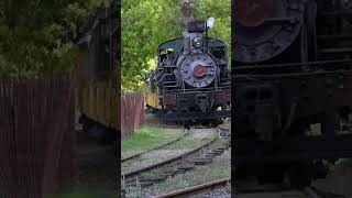 Heisler locomotive roaring camp narrow gauge railway steamengine train steamtrain railroad [upl. by Astrea831]