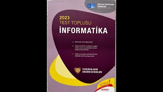 İnformatika DIM Test Toplusu 2023İnformasiyanin kodlaşdırılması və miqdarının ölçülməsi 4880 [upl. by Davy]