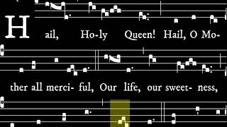 hrc catholic hymn  Hail Holy Queen Salve Regina solemn tone [upl. by Chadbourne]