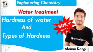 Hardness of water  types of hardness  engineering chemistry  water treatment  water softening [upl. by Suckram]