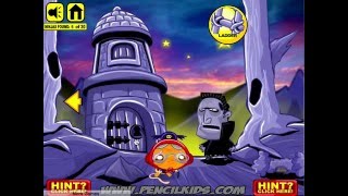 Monkey GO Happy NinjaHunt 2 Walkthrough Hints Pencilkids Game [upl. by Adnoved]