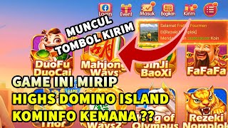 ADA TOMBOL KIRIM GAME INI SAINGAN HIGGS DOMINO ISLAND KOMINFO KEMANA  UANG JUGA BERPUTAR DISINI [upl. by Sami326]