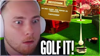 ⛳ RAGE QUIT 😡 ICH WERDE GETROLLT 🤣  Golf It  SolutionPlayz [upl. by Kast]