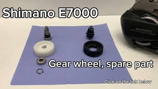 Shimano E7000 Motor  gear wheel replacement [upl. by Duester647]