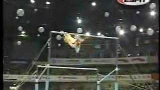 Simona Amanar  1999 Worlds Team Finals  Uneven Bars [upl. by Nerak]