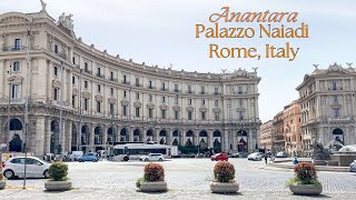 Rome Italy  Anantara Palazzo Naiadi [upl. by Ertsevlis]